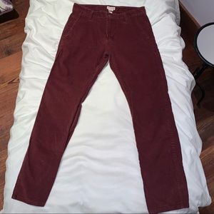 Men’s Dockers Men’s Burgundy Corduroy Pants